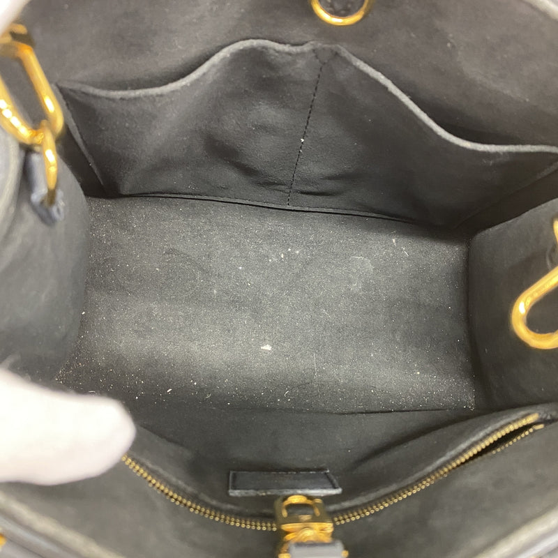 【6kc2447】ルイヴィトン ハンドバッグ モノグラム・アンプラント オンザゴーPM M45653 ノワール 2wayバッグ【中古】レディース