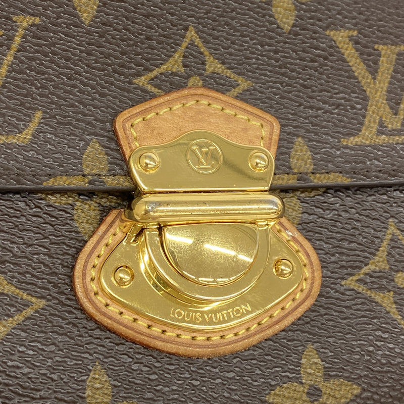【6kc2450】ルイヴィトン 三つ折り財布 モノグラム ポルトフォイユジョイ M60211 ブラウン【中古】レディース