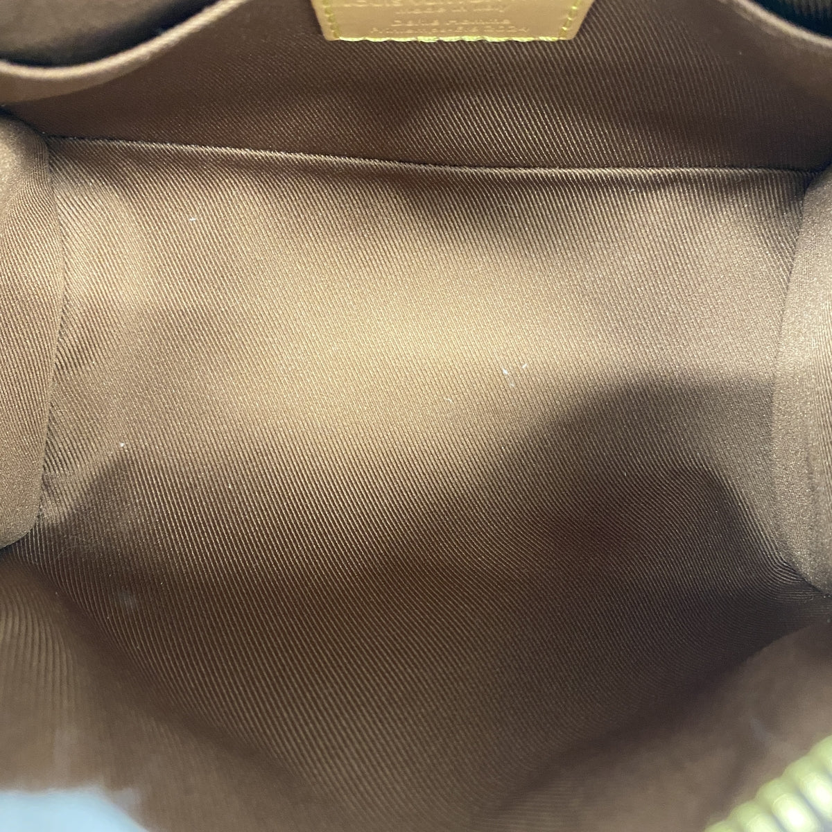 【6kc2457】ルイヴィトン ハンドバッグ ダミエ・ポップ スピーディバンドリエール18 N40595 ブルー ブラウン 2wayバッグ【中古】メンズ レディース ユニセックス
