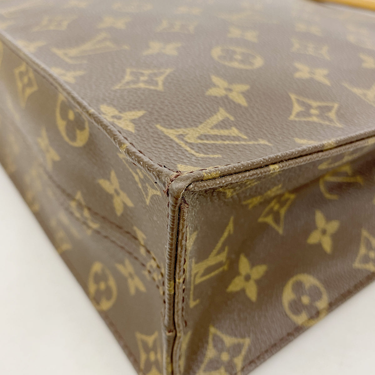 【6kc2458】ルイヴィトン トートバッグ モノグラム サックプラ M51140 ブラウン【中古】レディース