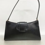 【6kc2476】サルヴァトーレフェラガモ ショルダーバッグ ヴァラ レザー ブラック シルバー金具【中古】レディース