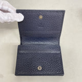 【6kc2480】グッチ 財布 ホースビット 621887 PVC ネイビー ベージュ シルバー金具【中古】レディース