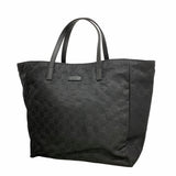 【6kc2482】グッチ トートバッグ GGナイロン 282439 ナイロン ブラック シャンパンゴールド金具【中古】レディース