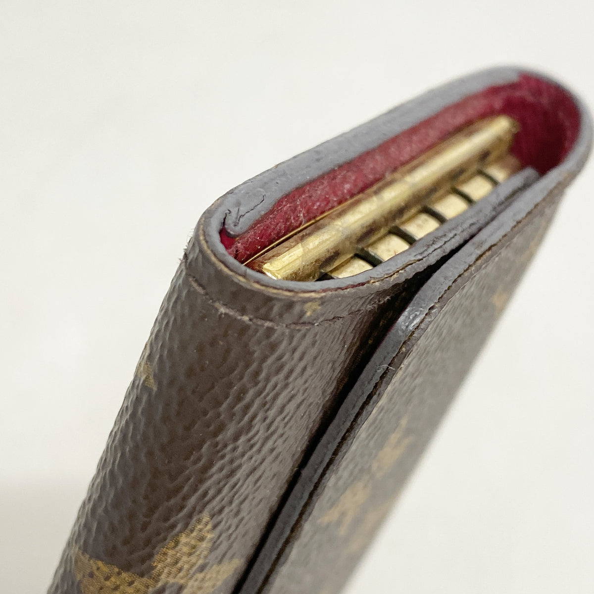 【6kc2490】ルイヴィトン キーケース モノグラム ミュルティクレ6 M60701 ブラウン フューシャ【中古】レディース