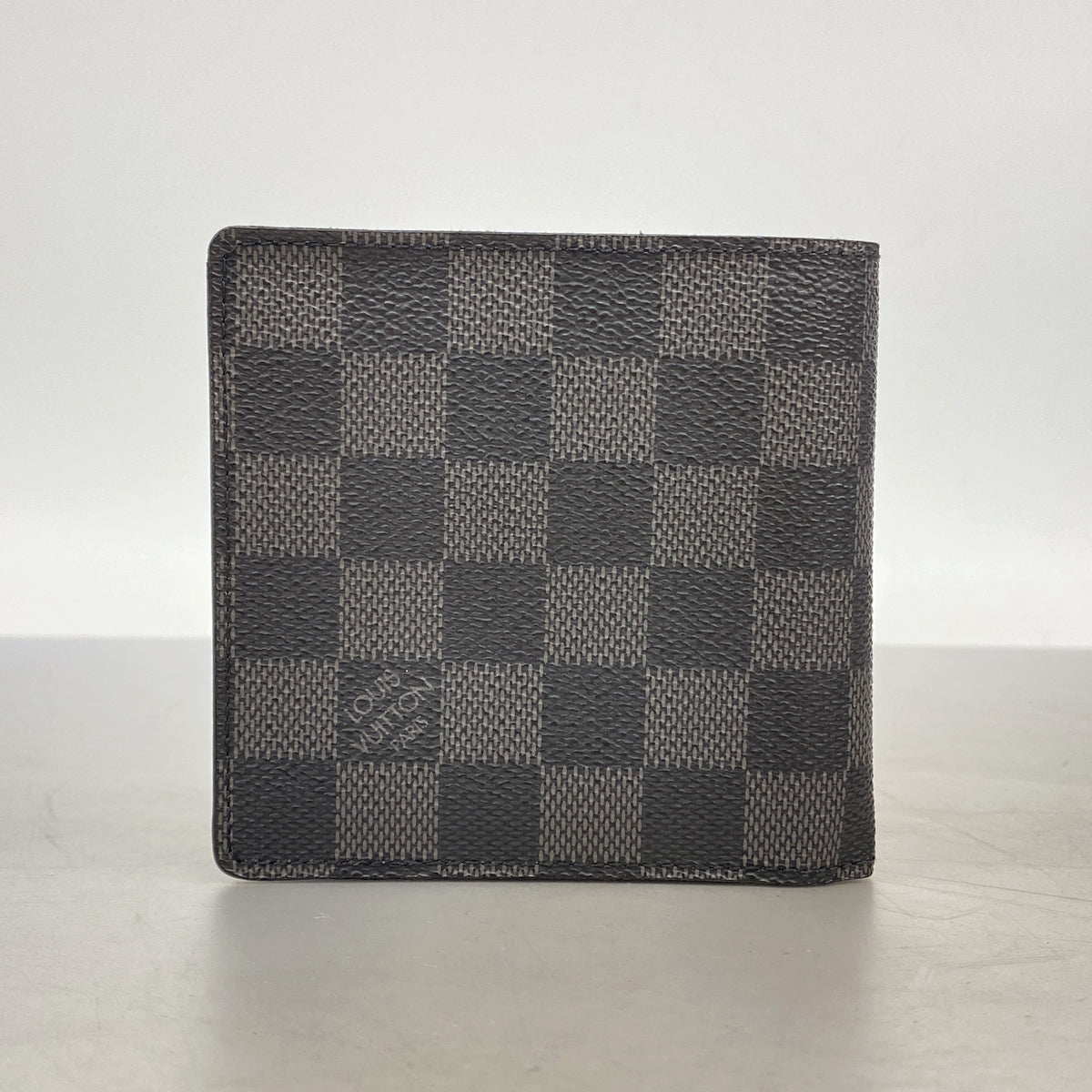 【6kc2496】ルイヴィトン 財布 ダミエ・グラフィット ポルトフォイユマルコ N62664 ブラック グレー【中古】メンズ