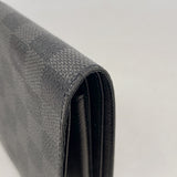 【6kc2496】ルイヴィトン 財布 ダミエ・グラフィット ポルトフォイユマルコ N62664 ブラック グレー【中古】メンズ