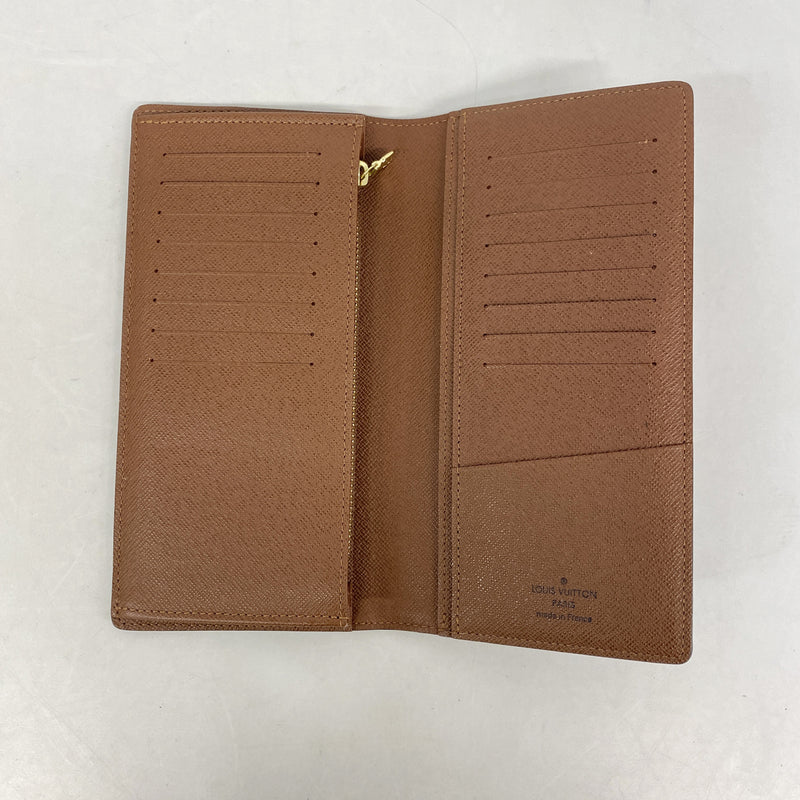 【6kc2505】ルイヴィトン 長財布 モノグラム ポルトフォイユブラザ M66540 ブラウン【中古】メンズ