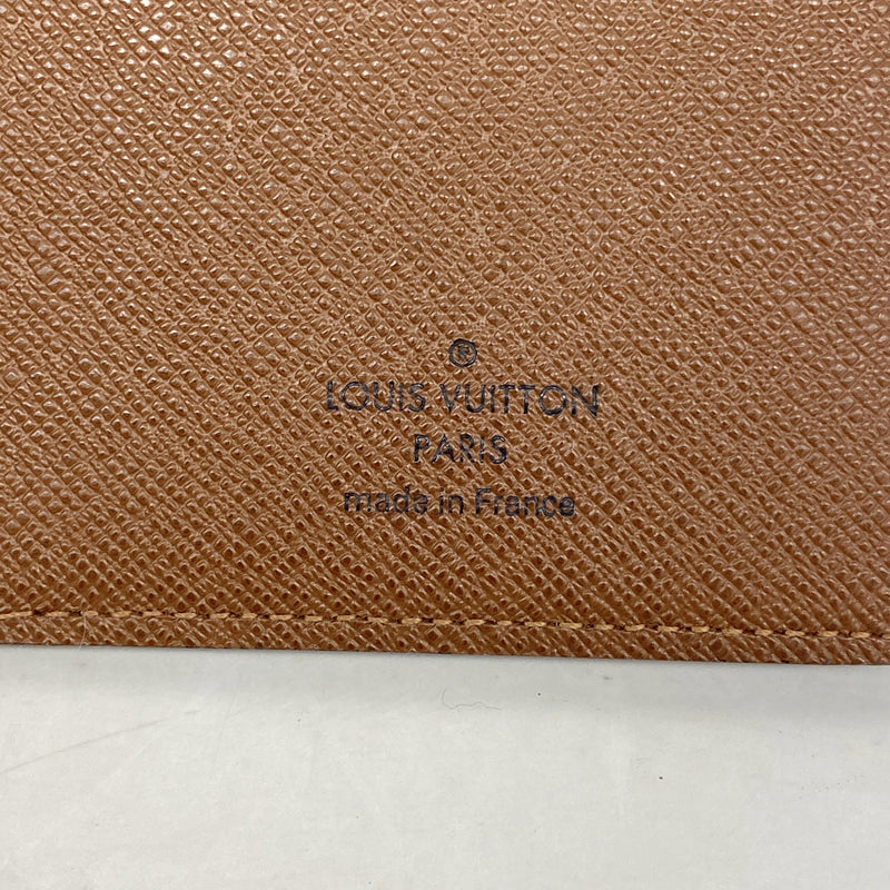 【6kc2505】ルイヴィトン 長財布 モノグラム ポルトフォイユブラザ M66540 ブラウン【中古】メンズ