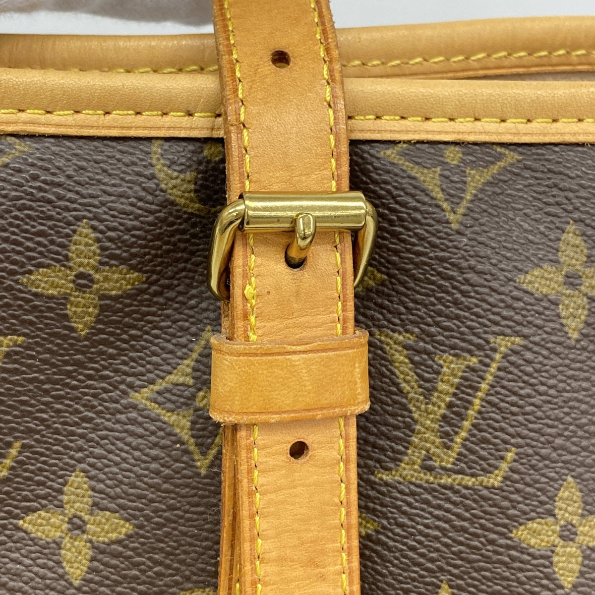 【6kc2508】ルイヴィトン トートバッグ モノグラム バケットGM M42236 ブラウン【中古】レディース