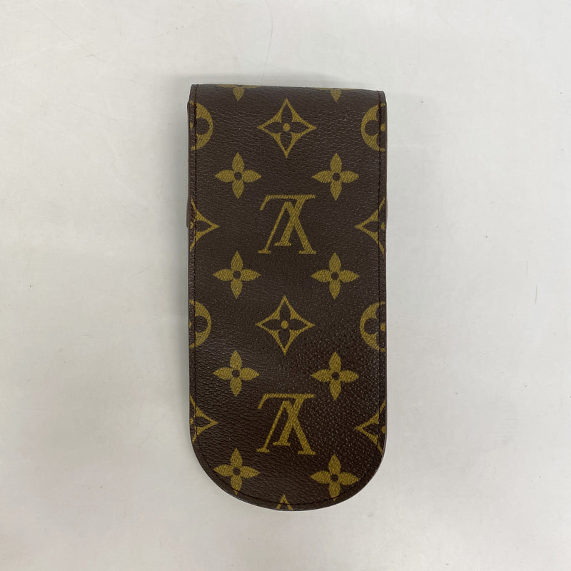 【6kc2513】ルイヴィトン メガネケース モノグラム エテュイリュネットラバ M62970 ブラウン【中古】メンズ レディース ユニセックス