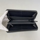 【6kc2516】グッチ 長財布 グッチシマ 308009 レザー ブラック シルバー金具【中古】メンズ