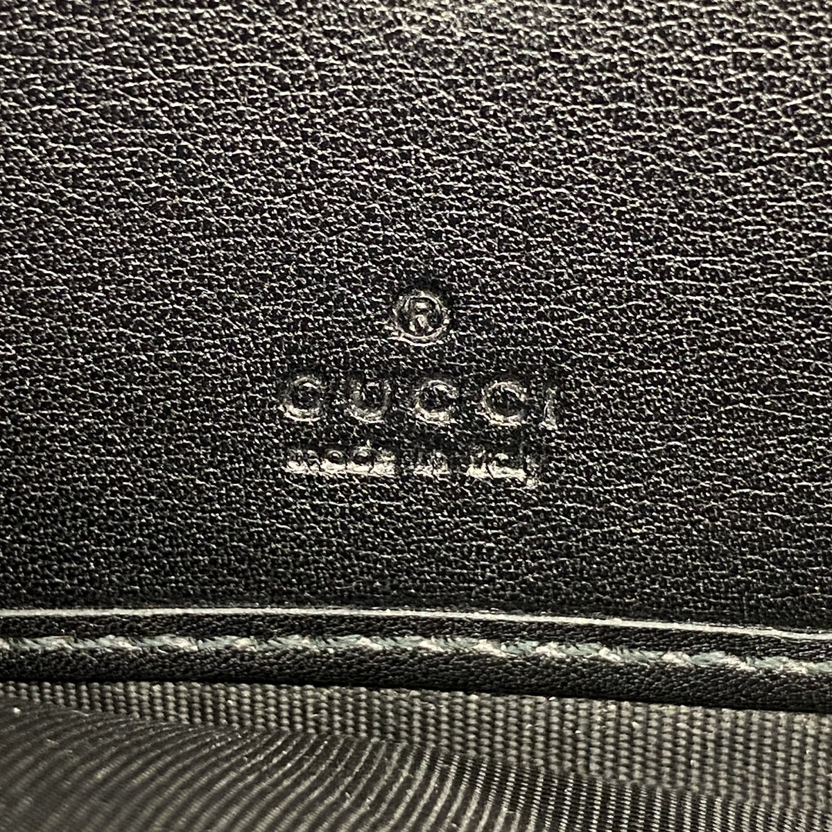 【6kc2516】グッチ 長財布 グッチシマ 308009 レザー ブラック シルバー金具【中古】メンズ