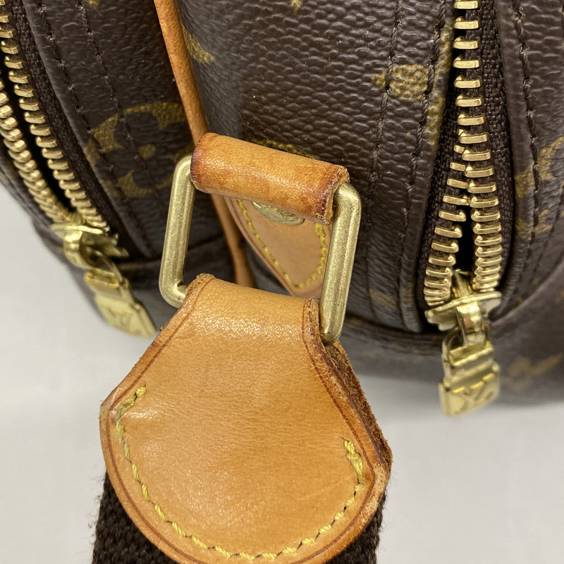 【6kc2518-h】ルイヴィトン ショルダーバッグ モノグラム リポーターPM M45254 ブラウン【中古】レディース
