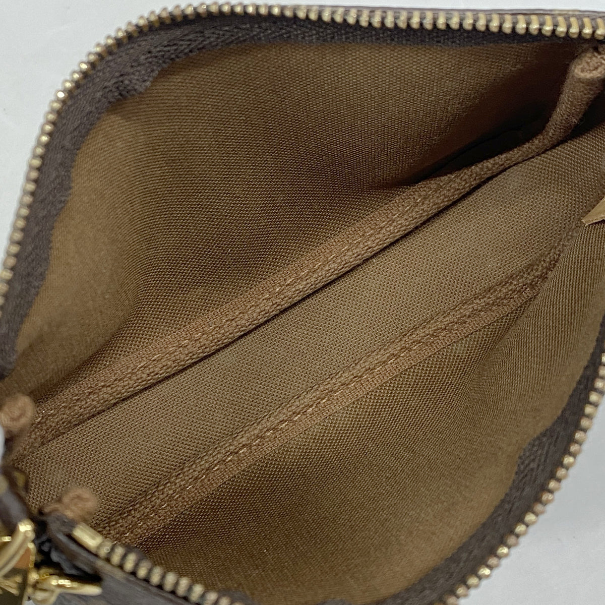 【6kc2522-h】ルイヴィトン ポーチ モノグラム ミニポシェットアクセソワール M58009 ブラウン【中古】レディース