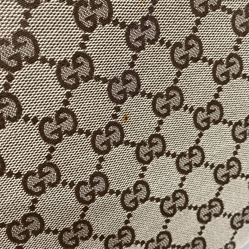 【6kc2528】グッチ ショルダーバッグ GGキャンバス 113013 キャンバス ベージュ レッド シルバー金具【中古】レディース