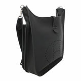 【6kc2531】エルメス ショルダーバッグ エヴリン3PM トリヨンクレマンス ブラック シルバー金具 W刻印【中古】レディース