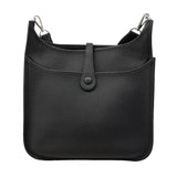 【6kc2531】エルメス ショルダーバッグ エヴリン3PM トリヨンクレマンス ブラック シルバー金具 W刻印【中古】レディース