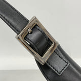 【6kc2540】グッチ ショルダーバッグ ジャッキー 001 3306 キャンバス ベージュ ブラック シルバー金具【中古】レディース