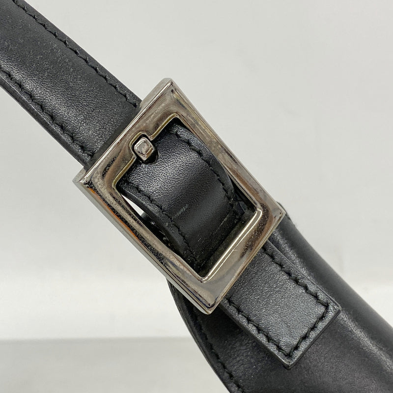 【6kc2540】グッチ ショルダーバッグ ジャッキー 001 3306 キャンバス ベージュ ブラック シルバー金具【中古】レディース