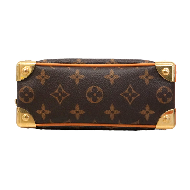 【6kc2557】ルイヴィトン ショルダーバッグ モノグラム・アーカイヴ ミニソフトトランク M14729 ブラウン【中古】メンズ
