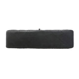 【6kc2561】シャネル ショルダーバッグ マトラッセ Wフラップ Wチェーン ラムスキン ブラック シルバー金具【中古】レディース