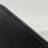 【6kc2562】グッチ 財布 GGマーモント 428725 レザー ブラック ゴールド金具【中古】メンズ