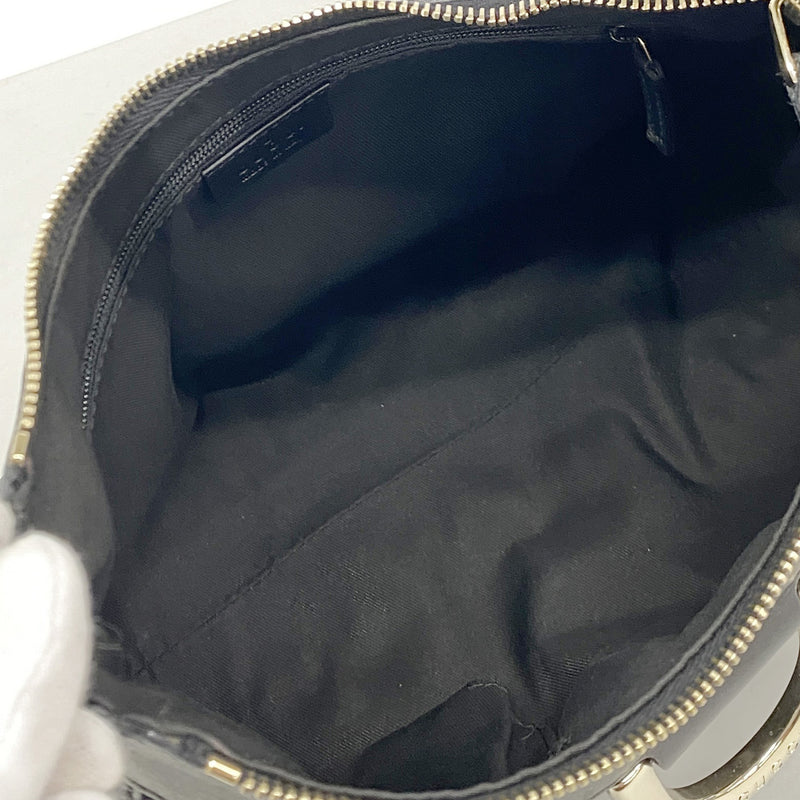 【6kc2565】グッチ ショルダーバッグ グッチシマ アビー 190525 レザー ブラック シャンパンゴールド金具【中古】レディース