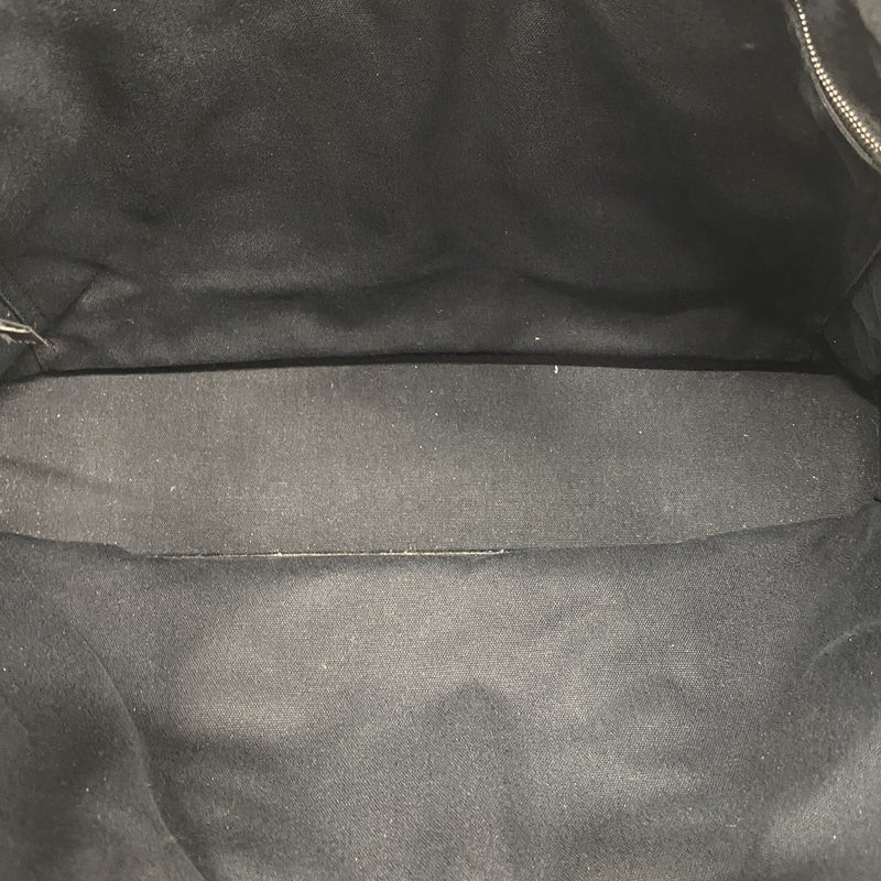 【6kc2571】エルメス トートバッグ フールトゥMM キャンバス ブラック シルバー金具【中古】メンズ レディース ユニセックス