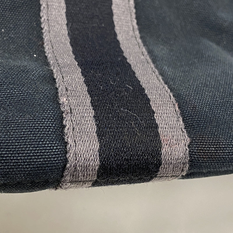 【6kc2571】エルメス トートバッグ フールトゥMM キャンバス ブラック シルバー金具【中古】メンズ レディース ユニセックス