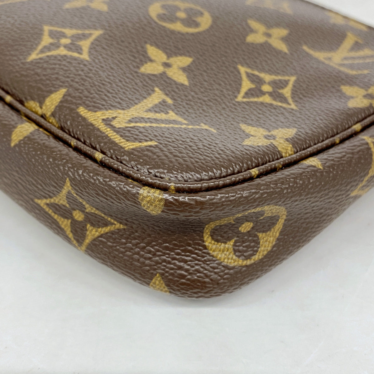 【6kc2606】ルイヴィトン ポーチ モノグラム ポシェットアクセソワール M51980 ブラウン【中古】レディース