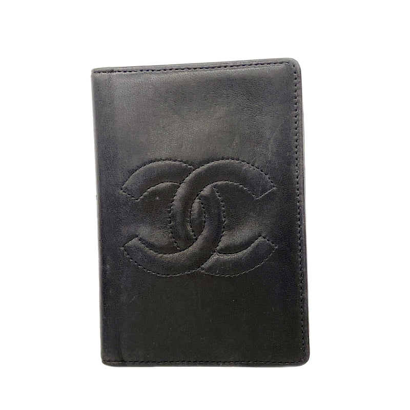 【6kc2610】シャネル カードケース ラムスキン ブラック【中古】メンズ レディース ユニセックス