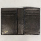 【6kc2610】シャネル カードケース ラムスキン ブラック【中古】メンズ レディース ユニセックス