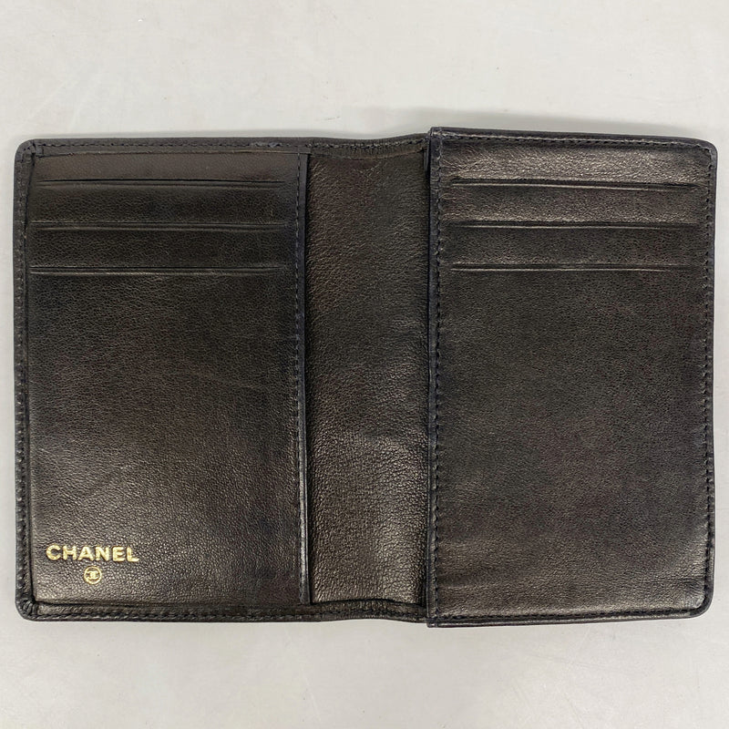 【6kc2610】シャネル カードケース ラムスキン ブラック【中古】メンズ レディース ユニセックス