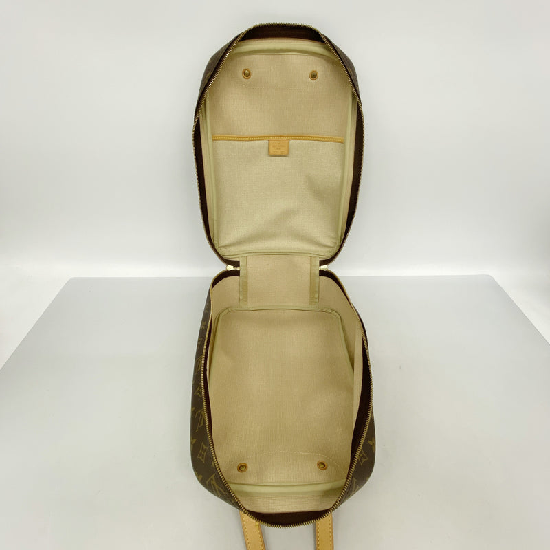 【6kc2612】ルイヴィトン ハンドバッグ モノグラム エクスキュルシオン M41450 ブラウン【中古】レディース