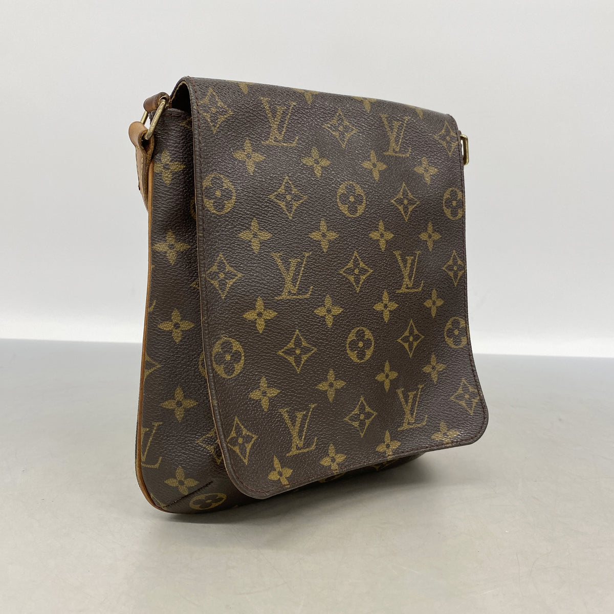 【6kc2614】ルイヴィトン ショルダーバッグ モノグラム ミュゼットサルサロングストラップ M51387 ブラウン【中古】レディース