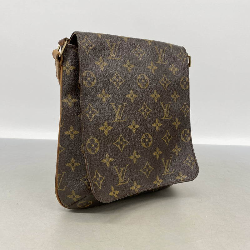 【6kc2614】ルイヴィトン ショルダーバッグ モノグラム ミュゼットサルサロングストラップ M51387 ブラウン【中古】レディース