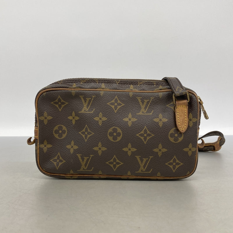 【6kc2616】ルイヴィトン ショルダーバッグ モノグラム ポシェットマルリーバンドリエール M51828 ブラウン【中古】レディース
