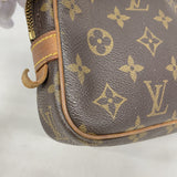 【6kc2616】ルイヴィトン ショルダーバッグ モノグラム ポシェットマルリーバンドリエール M51828 ブラウン【中古】レディース