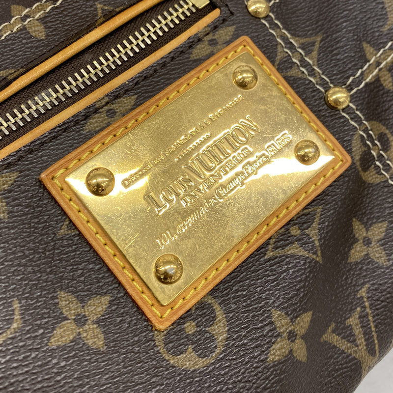【6kc2627】ルイヴィトン ハンドバッグ モノグラム リヴェット M40140 ブラウン【中古】レディース