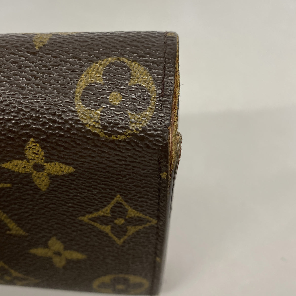 【6kc2636】ルイヴィトン 長財布 モノグラム ポシェットポルトモネクレディ M61726 ブラウン【中古】レディース