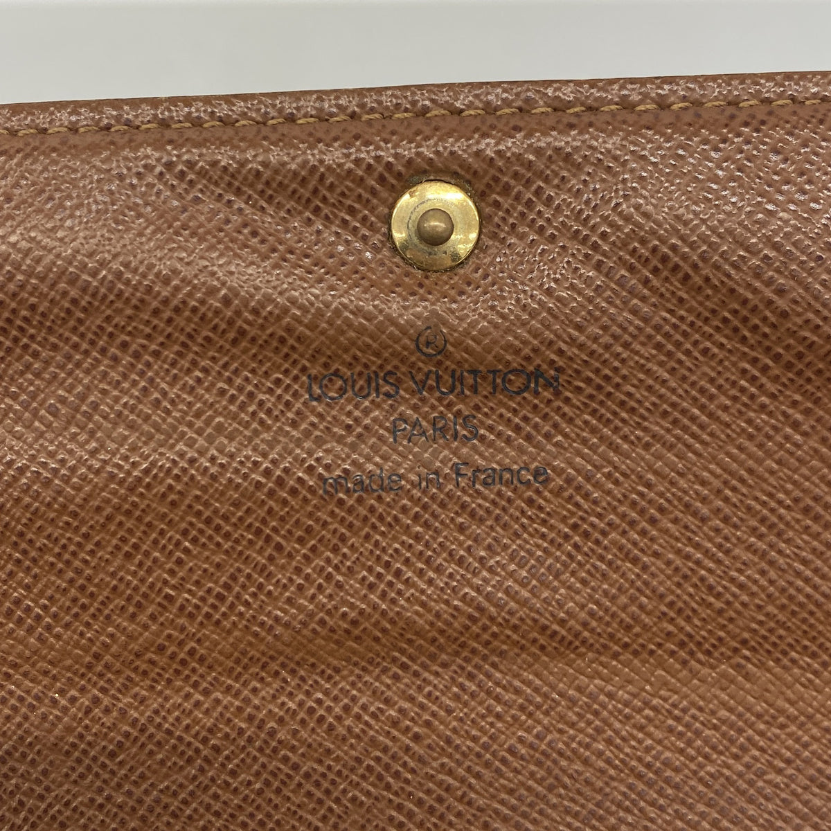 【6kc2636】ルイヴィトン 長財布 モノグラム ポシェットポルトモネクレディ M61726 ブラウン【中古】レディース