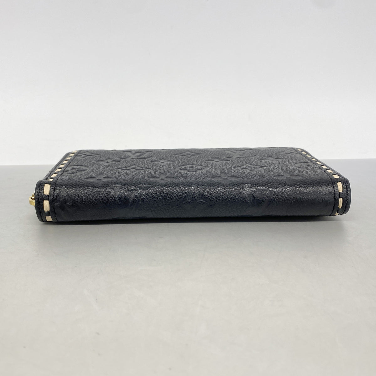 【6kc2638】ルイヴィトン 長財布 モノグラム・アンプラント ジッピーウォレット M64805 ノワール【中古】レディース
