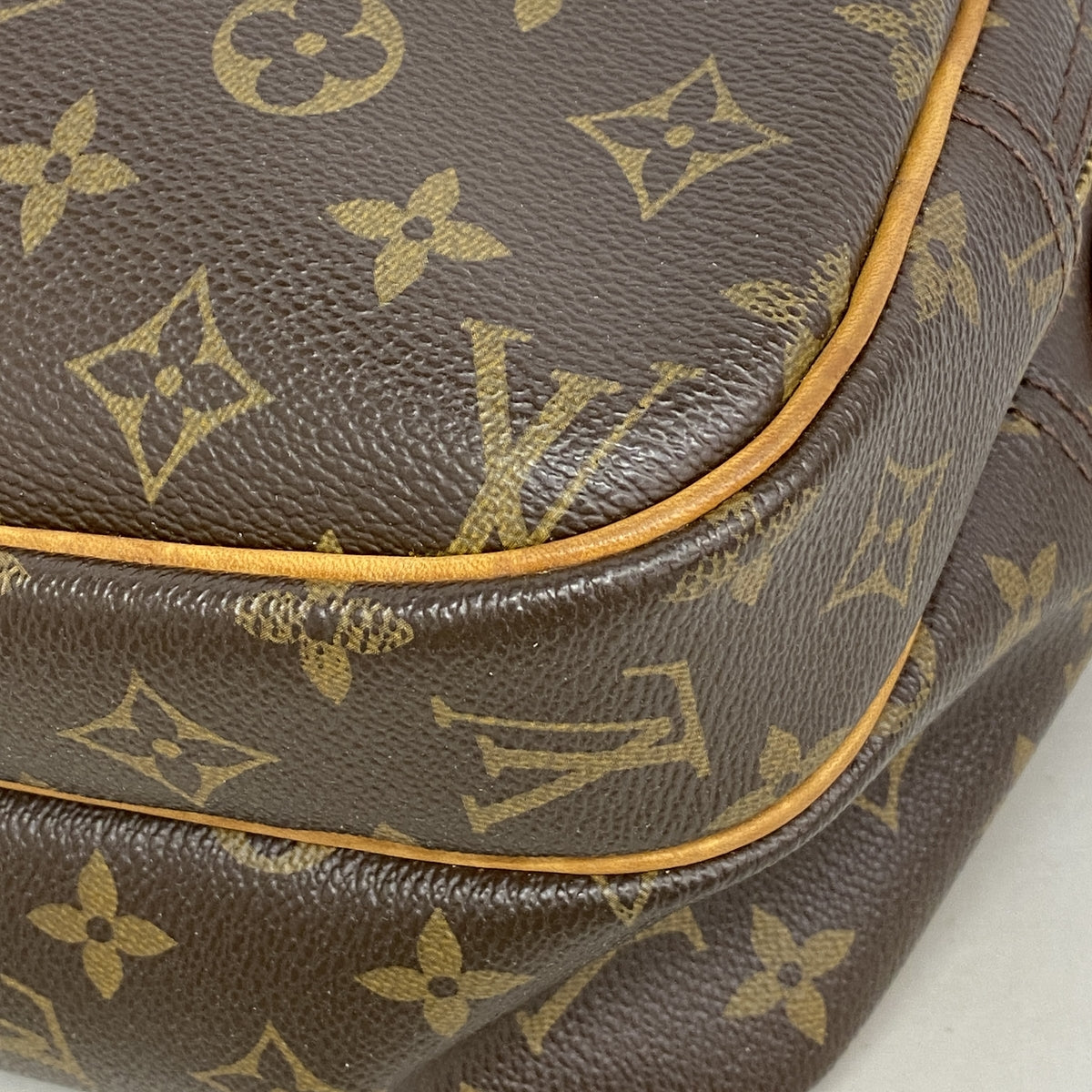 【6kc2645】ルイヴィトン ショルダーバッグ モノグラム リポーターPM M45254 ブラウン【中古】レディース