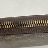 【6kc2648】ルイヴィトン 長財布 モノグラム ジッピーウォレット M60017 ブラウン【中古】メンズ レディース ユニセックス