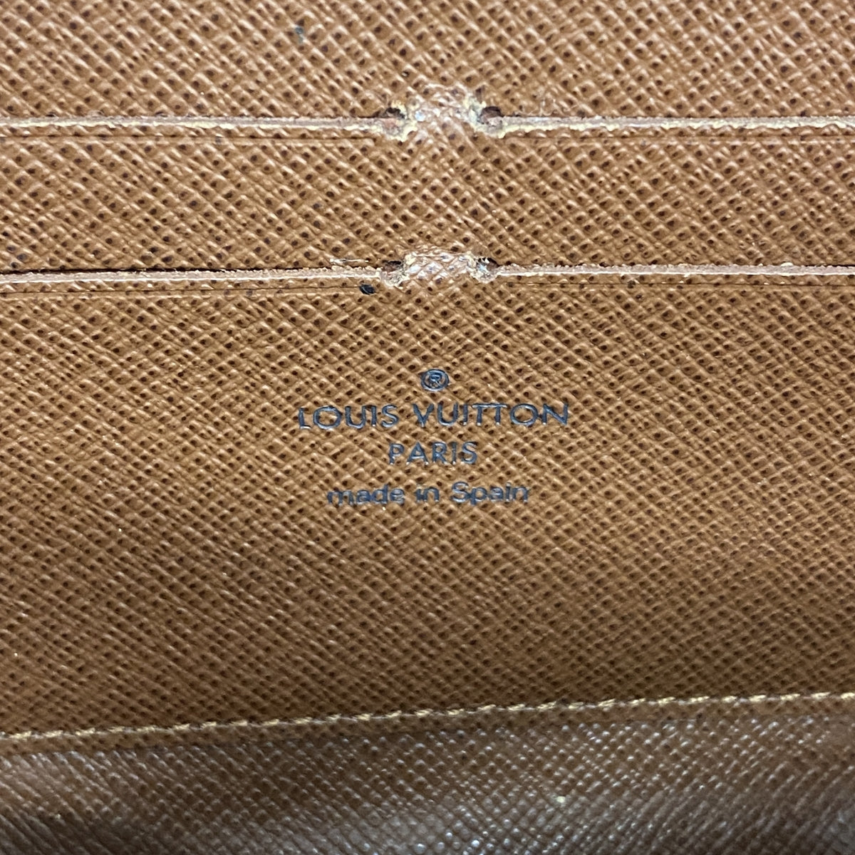 【6kc2648】ルイヴィトン 長財布 モノグラム ジッピーウォレット M60017 ブラウン【中古】メンズ レディース ユニセックス