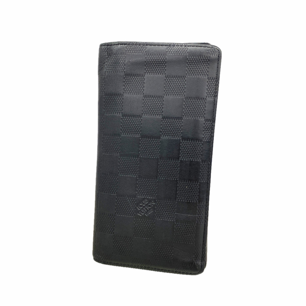 【6kc2669】ルイヴィトン 長財布 ダミエ・アンフィニ ポルトフォイユブラザ N63010 オニキス【中古】メンズ
