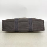 【6kc2691】エルメス トートバッグ エールラインMM ナイロン グレー シルバー金具【中古】メンズ レディース ユニセックス