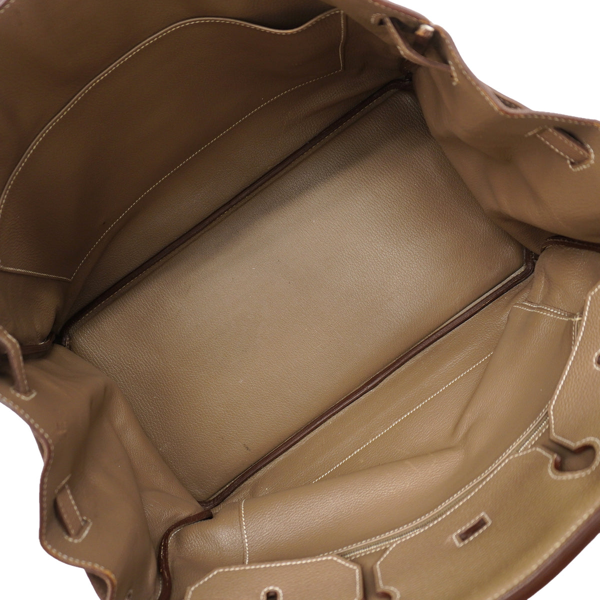 【6kc2704】エルメス ハンドバッグ バーキン40 トゴ エトゥープ シルバー金具 □M刻印【中古】メンズ