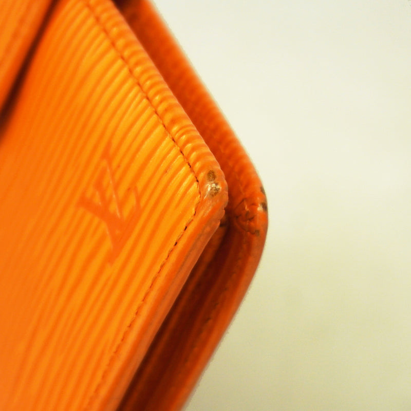 【6kc2715】ルイヴィトン 財布 エピ ポルトビエコンパクト M6355H マンダリン【中古】レディース