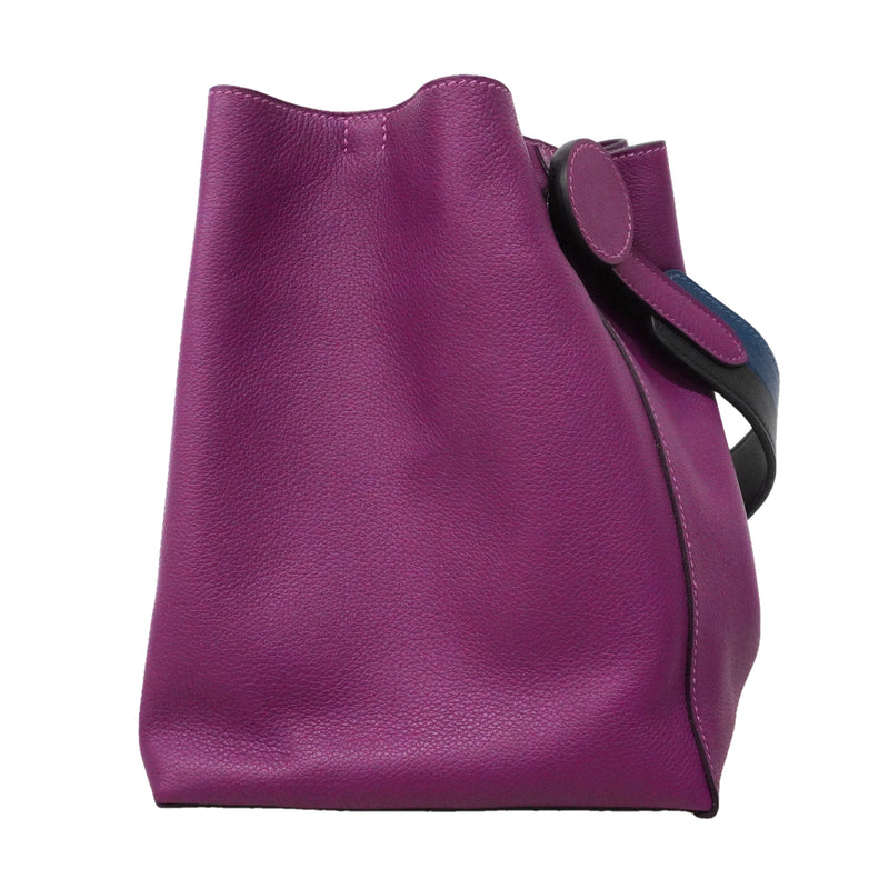 【6kc2718】エルメス ショルダーバッグ リコル17 エバーカラー アネモネ シルバー金具 Ｄ刻印【中古】レディース